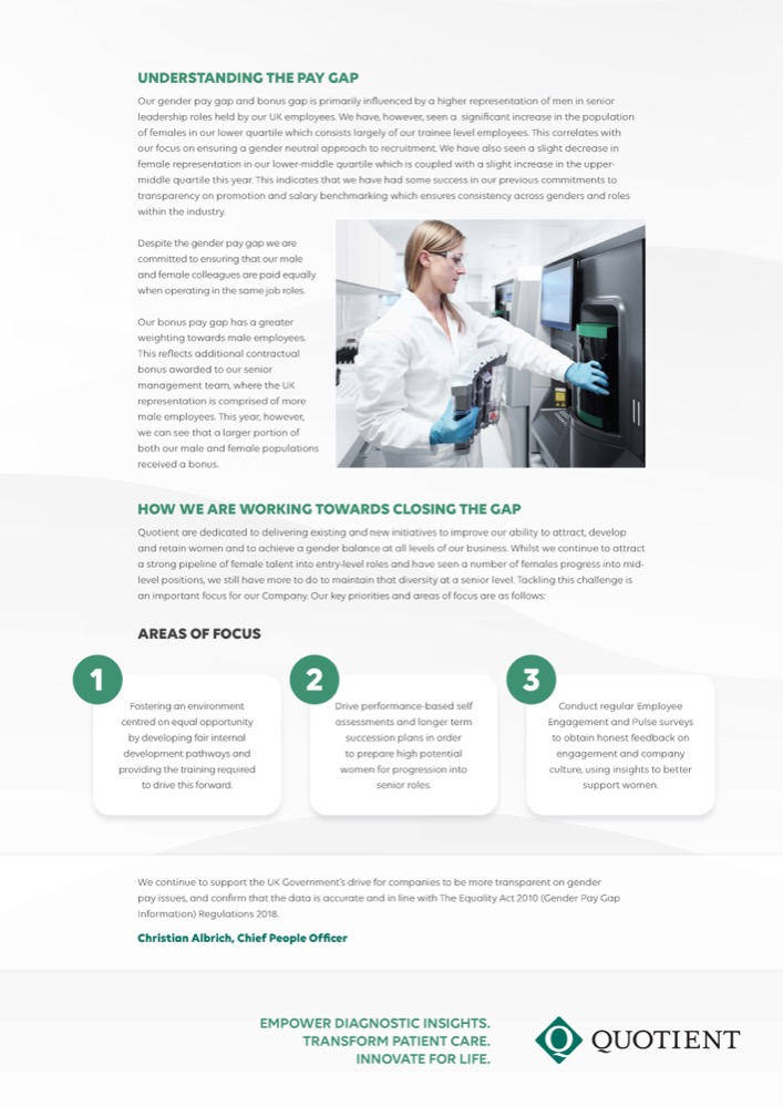 Gender Pay Report 1-pager